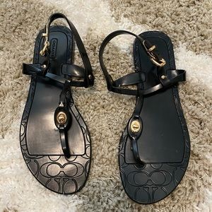 COACH sandals sz 8